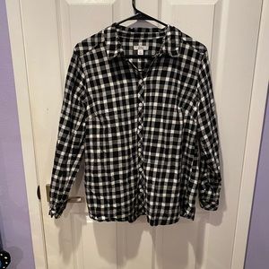 Croft & Barrow Womens Petite Large Flannel